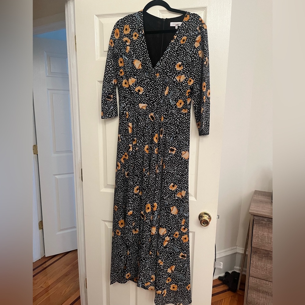 Great Jones Polka Dot Floral Dress